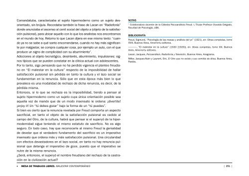 vigencia de los conceptos psicoanalíticos - psicoanalisis freud 1