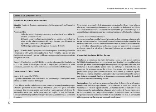 Escenarios futuros: como instrumento para el manejo forestal ...