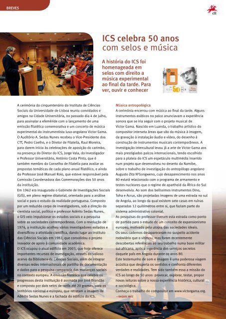 Revista Aposta - CTT