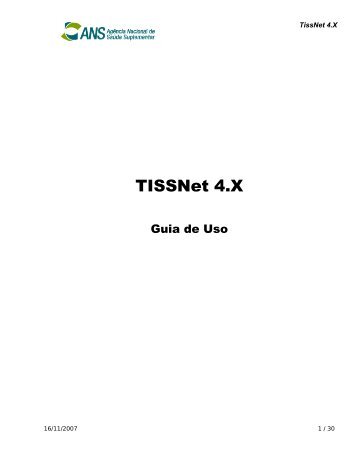 TISSNet 4.X - Unihosp