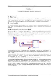 Práctica 5 Comunicación serie y entradas analógicas 1. Objetivos 2 ...