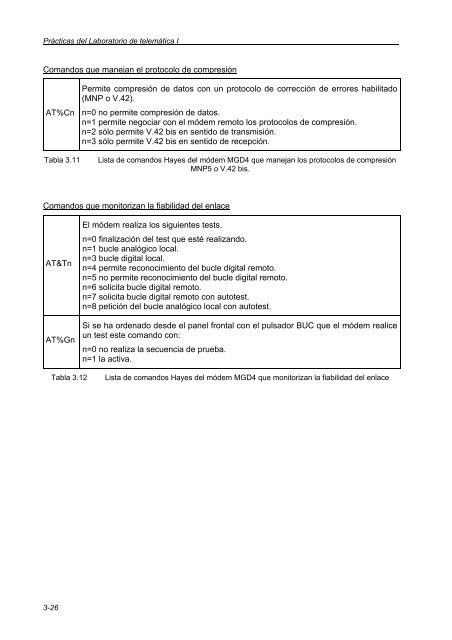 Práctica III Transmisión de datos en banda vocal vía módem