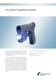 Datenblatt CFL MK2 Laserlichtmodul (Glock Version) - Rheinmetall ...