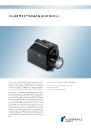 Datenblatt CFL-02 MK2 Laserlichtmodul - Rheinmetall Defence