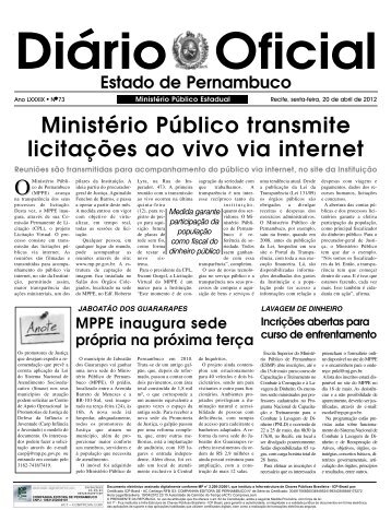 Ministério Público transmite licitações ao vivo via internet