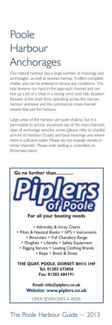 The Poole Harbour Guide 2013 FREE