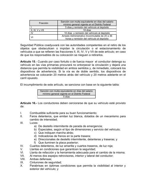 Reglamento de Tránsito Metropolitano - El Consejo Nacional de ...