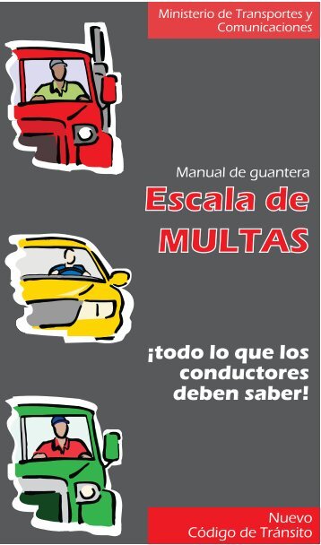 Manual de guantera - Ministerio de Transportes y Comunicaciones