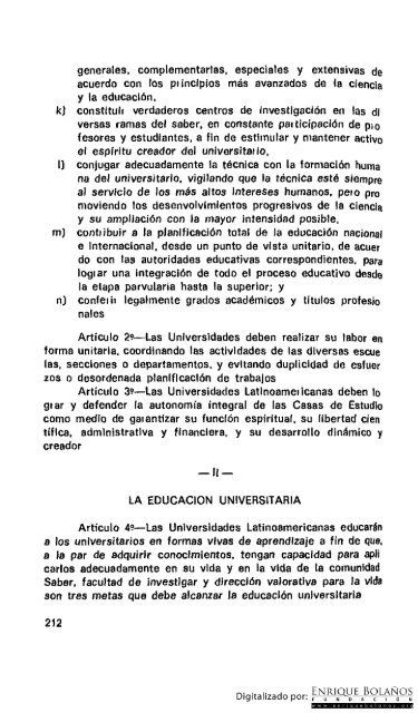 Libro - Pensamiento universitario Centroamericano - Parte 2 de 3