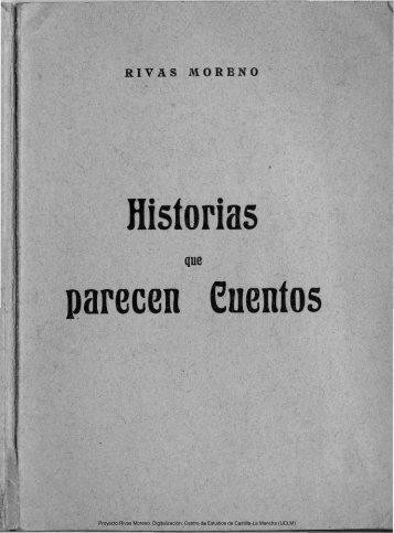 Historias que parecen cuentos - Universidad de Castilla-La Mancha