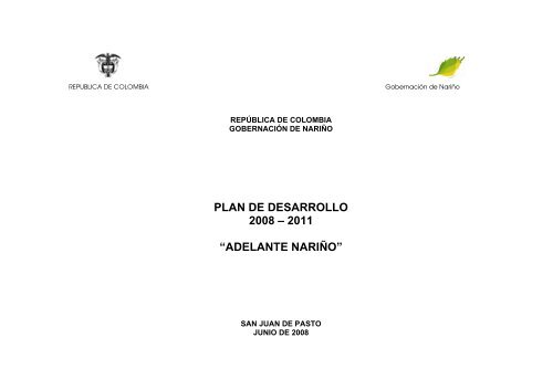 PLAN DE DESARROLLO 2004-2011 SANCIONADO - Incoder