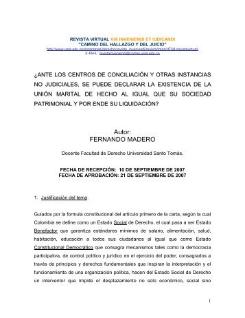 ¿Ante los Centros de Conciliación y otras instancias no judiciales ...