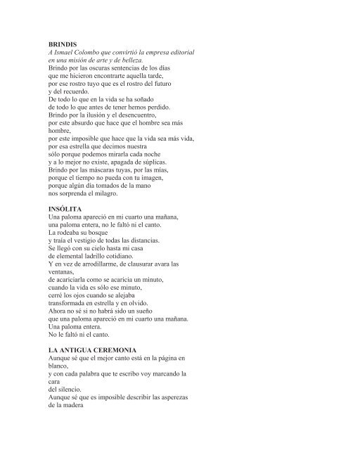 MORIR LO IMPRESCINDIBLE - Poemaria