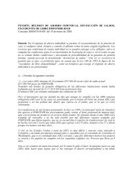 PENSIÓN, RÉGIMEN DE AHORRO INDIVIDUAL, DEVOLUCIÓN DE ...