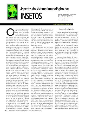 INSETOS - Biotecnologia