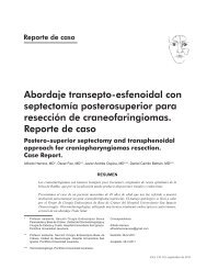 Abordaje transepto-esfenoidal con septectomía ... - ACORL