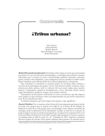 ¿Tribus urbanas? - Temas