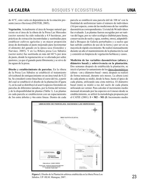 LA CALERA - Universidad Nacional Agraria