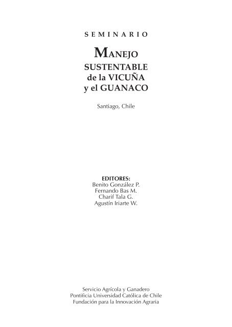 Guanacos y Vicu.as_1_141.p65 - SAG - Servicio Agrícola y Ganadero