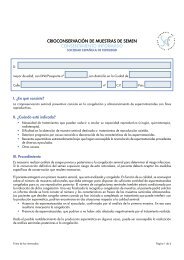 CRIOCONSERVACIÓN DE MUESTRAS DE SEMEN - Sociedad ...