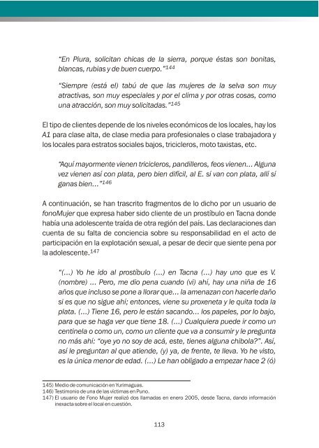 Trata de mujeres para fines sexuales comerciales en el Perú - OAS