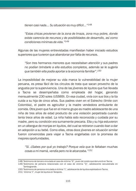 Trata de mujeres para fines sexuales comerciales en el Perú - OAS