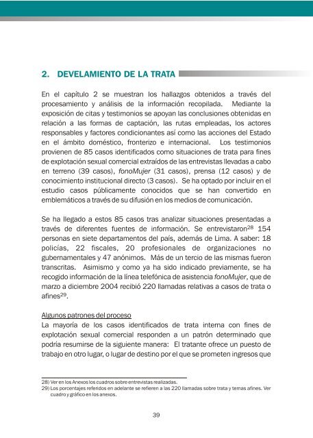 Trata de mujeres para fines sexuales comerciales en el Perú - OAS