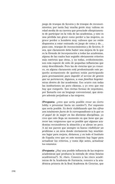 La excelencia científica. Hombres y mujeres en las Reales Academias