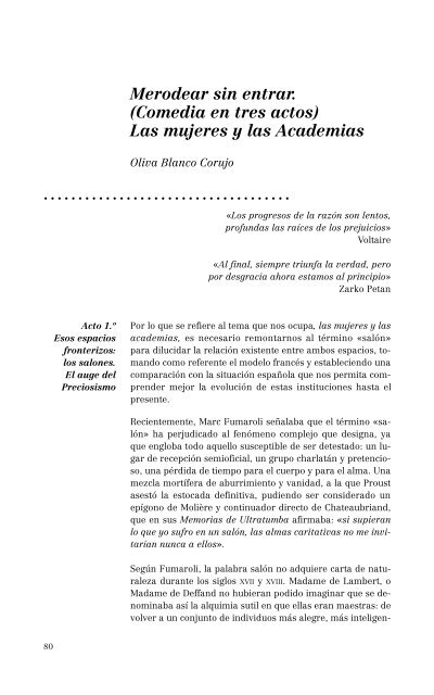 La excelencia científica. Hombres y mujeres en las Reales Academias