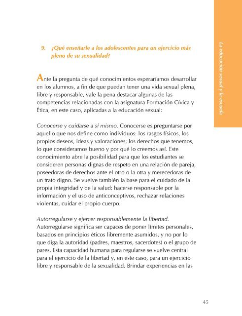 Educación sexual - Inicio COESPO