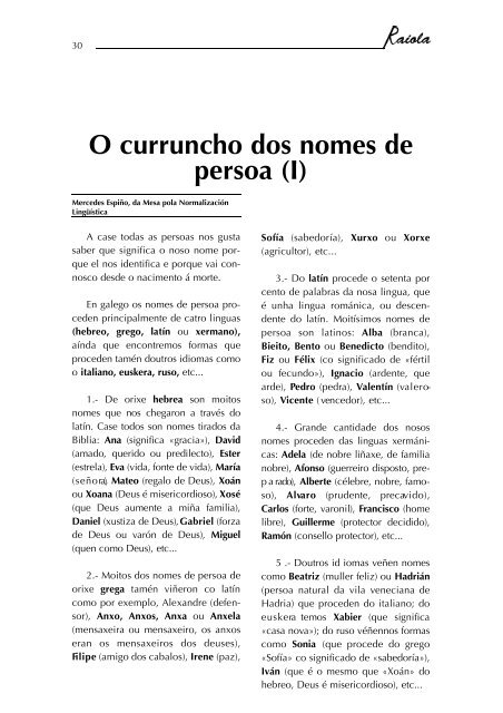 + Descargar revista nº 1 (PDF) - Centro Gallego de Vitoria