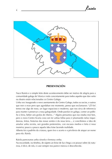 + Descargar revista nº 1 (PDF) - Centro Gallego de Vitoria