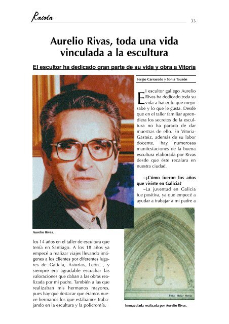 + Descargar revista nº 1 (PDF) - Centro Gallego de Vitoria