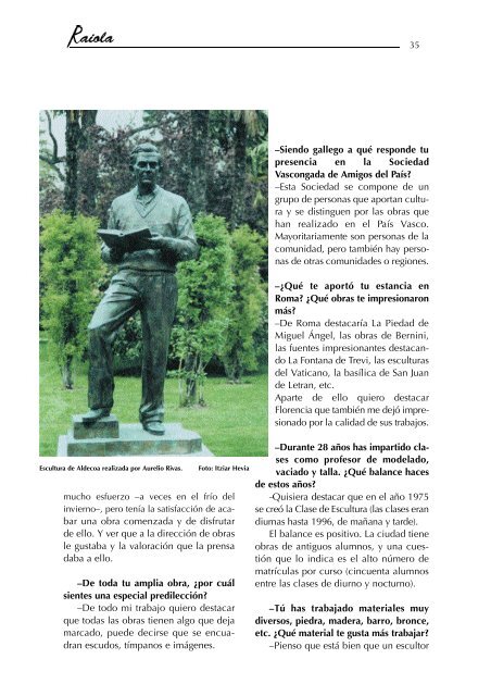 + Descargar revista nº 1 (PDF) - Centro Gallego de Vitoria