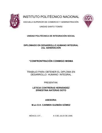 INSTITUTO POLITÉCNICO NACIONAL - ipn-upiicsa, sepi - Instituto ...