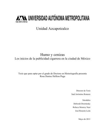 Unidad Azcapotzalco Humo y cenizas - Inicio