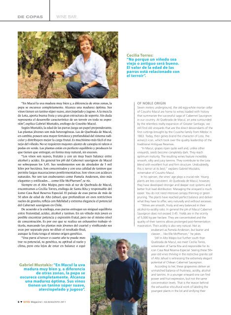 VINOS DE PARRAS ANTIGUAS - Vitis Magazine