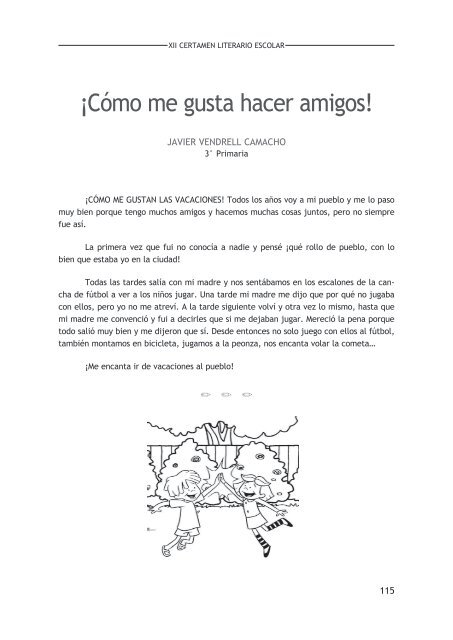 XII Certamen Literario Escolar 2012. Poesía. - Ayto Torrejon de Ardoz