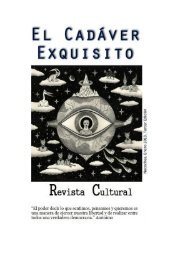 El Cadáver Exquisito - 3º Edición - ENERO 2013