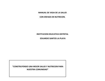 manual de vigia de la salud con enfasis en ... - Eduardo Santos