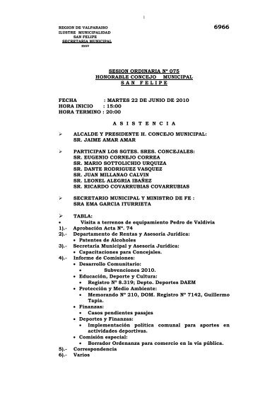 Acta 75.pdf - Sitio Web de Transparencia I.Municipalidad de San ...