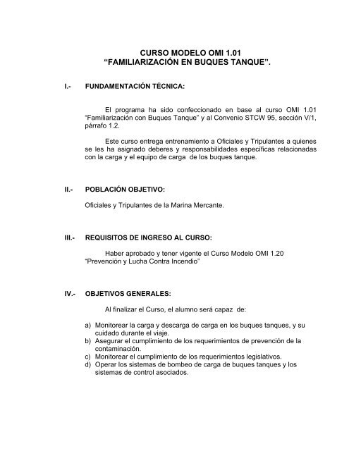 Familiarizacion Buques Tanque