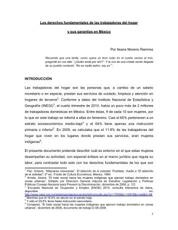 Los derechos fundamentales de las trabajadoras del hogar y sus ...