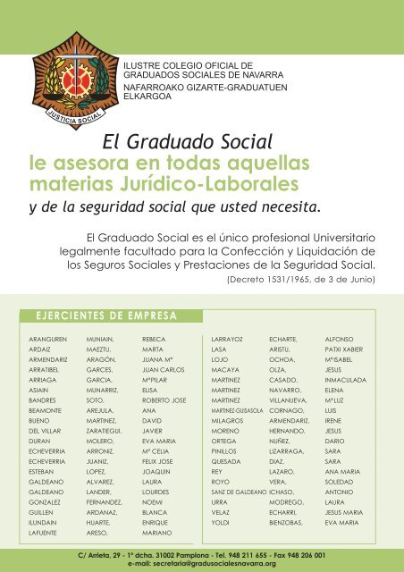 Nº 10 - Graduados Sociales Navarra