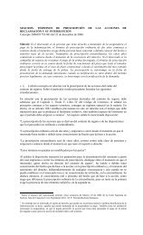 SEGUROS, TÉRMINOS DE PRESCRIPCIÓN DE LAS ACCIONES ...