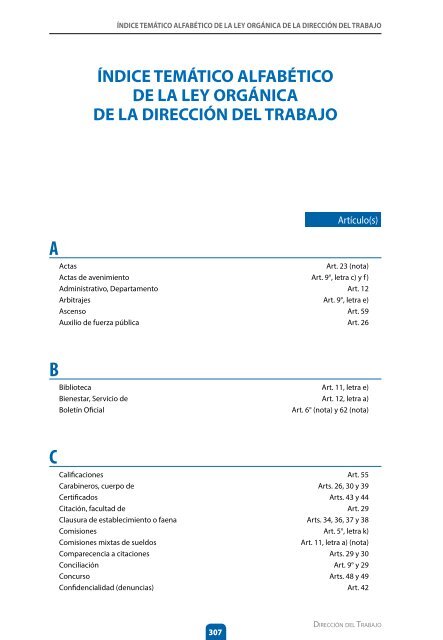 código del trabajo online - Dirección del Trabajo