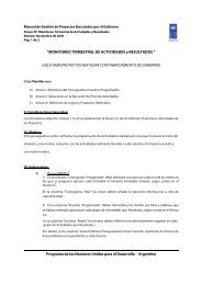 MONITOREO TRIMESTRAL DE ACTIVIDADES y RESULTADOS