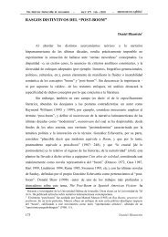 Rasgos distintivos del post-boom - iberoamericanaliteratura