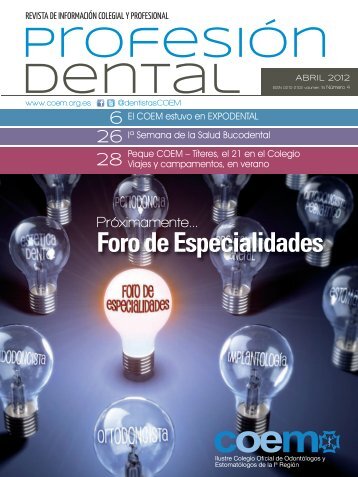 Profesión Dental abril 2012 - COEM