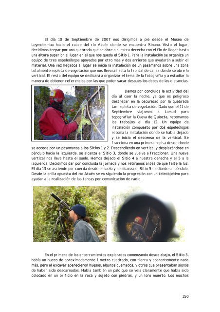 Informe global 2007 - Grupo EspeleoKandil